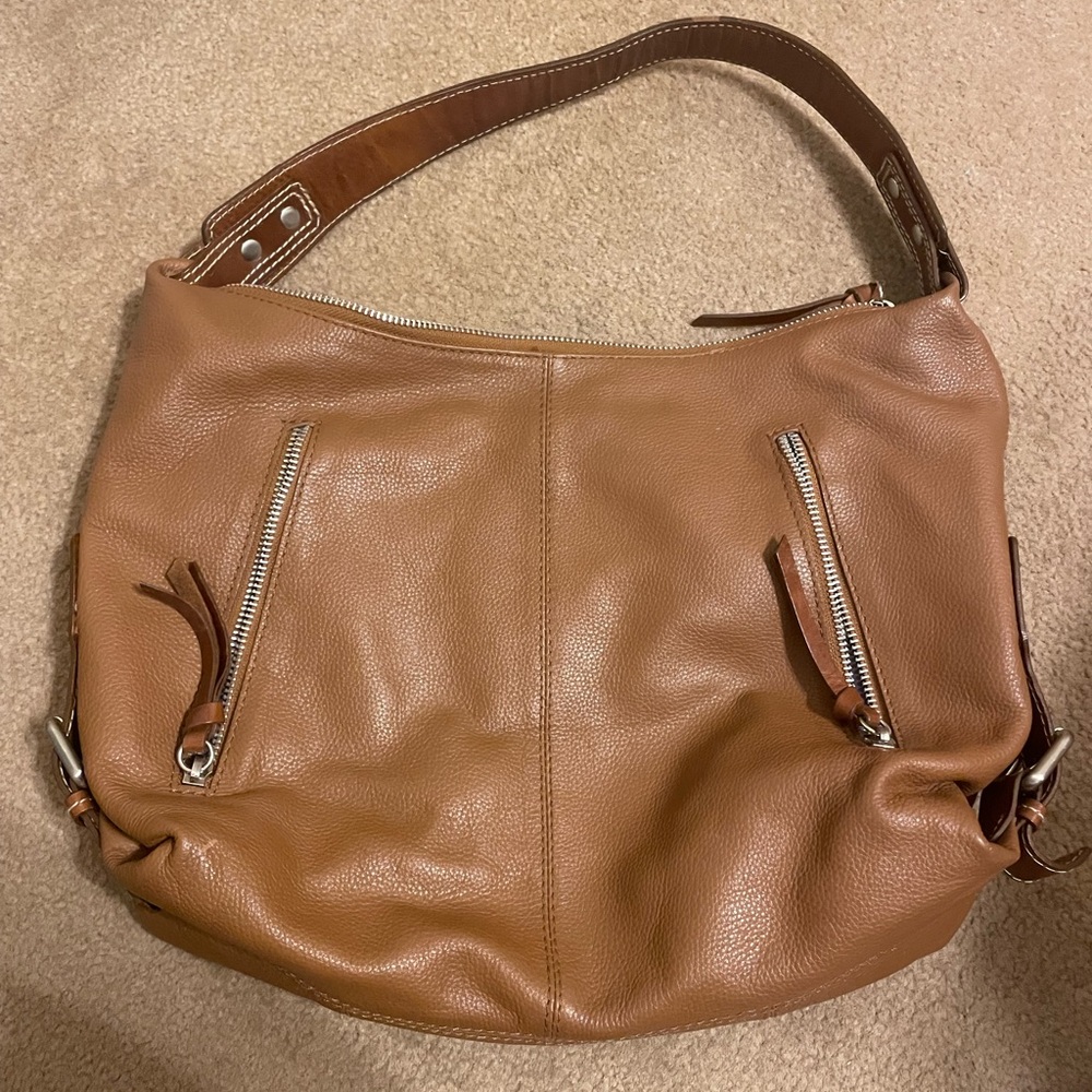 Brown Leather Shoulder Bag